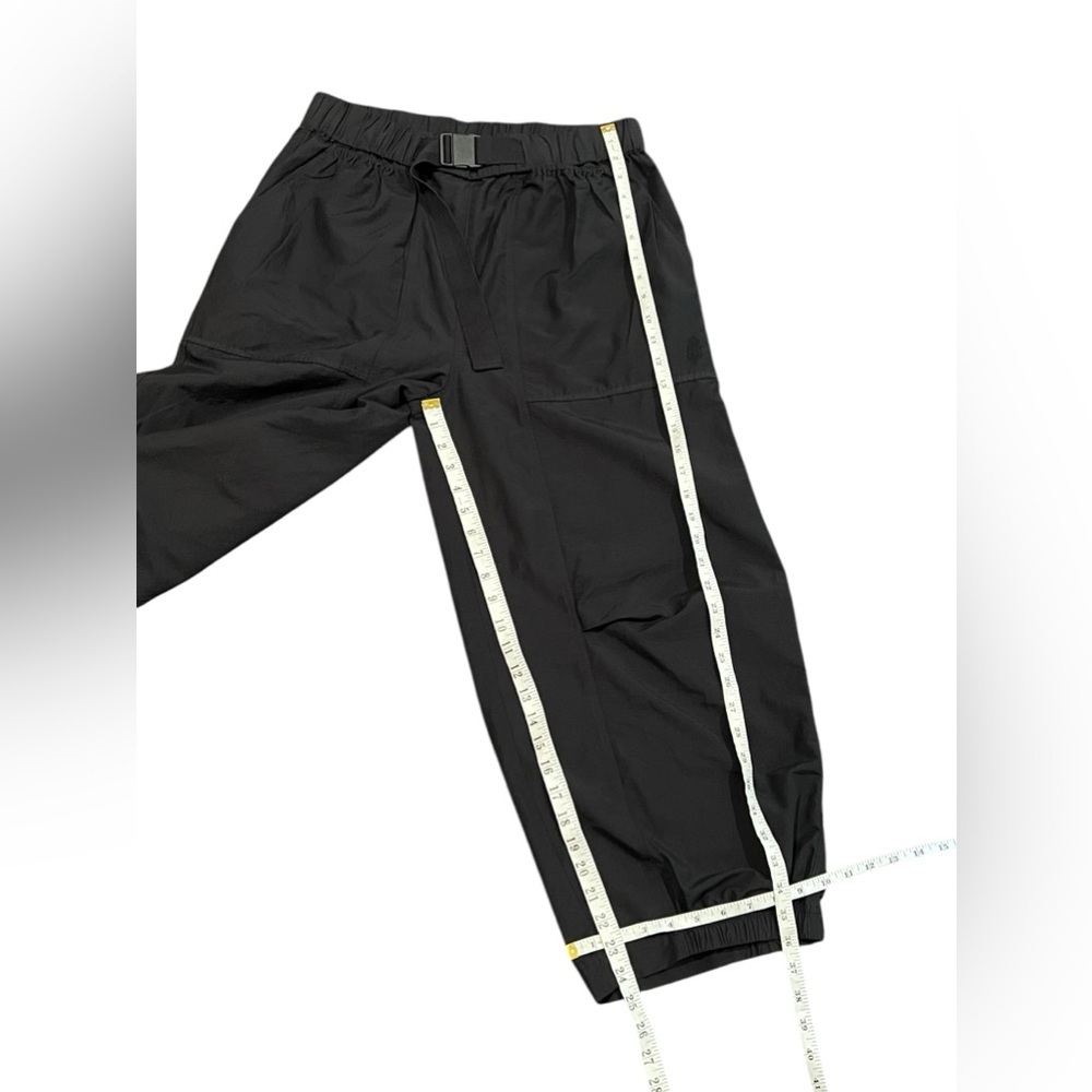 Free People FP Movement Black Pants Womens Offsides Belt Buckle Pockets Size S - Picture 13 of 14